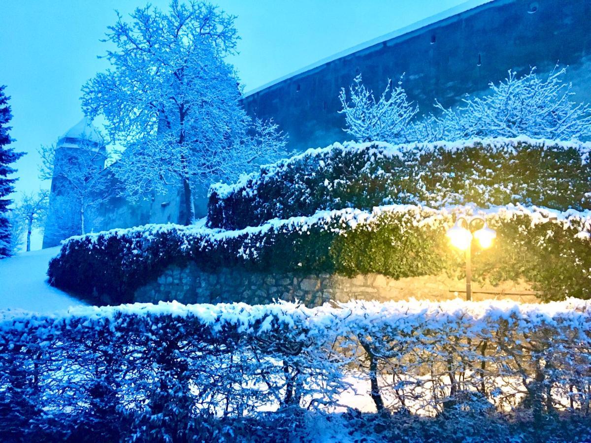 Schlosshotel Harburg Bagian luar foto